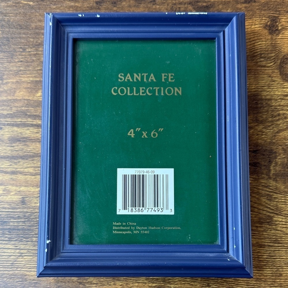 Blue Photo Frame 4” x 6”